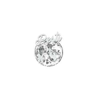 Zodiac bărbat PEȘTI retro model negru pe tricou