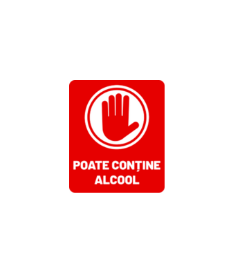 poate conține alcool model alb pe tricou