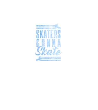 skaters gonna skate model negru pe tricou