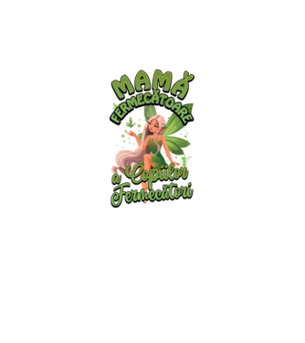 Mamă fermecătoare a copiilor fermecătorit model alb pe tricou