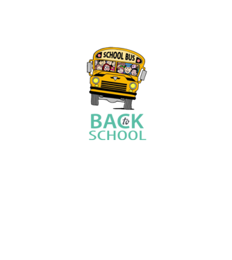 Back to school bus model negru pe tricou