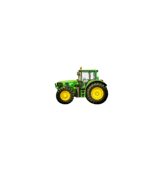 TRACTOR model alb/roșu pe tricou