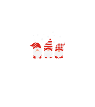 Xmas gnomes model negru pe tricou