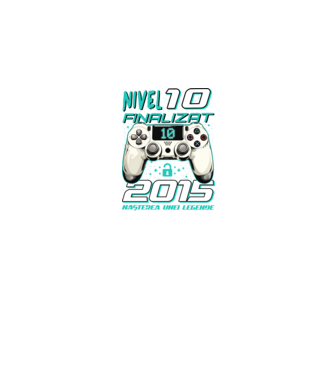 Nivel finalizat 10 2015 model negru pe tricou