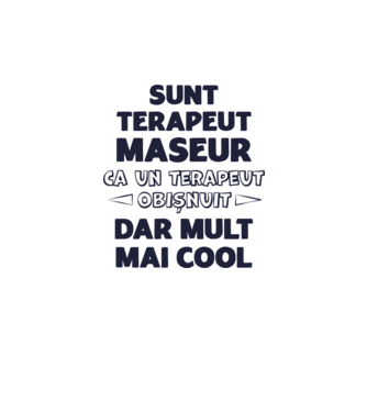sunt terapeut maseur, ca un terapeut obișnuit, dar mult mai cool model galben neon pe tricou