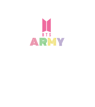 BTS ARMY model negru pe tricou