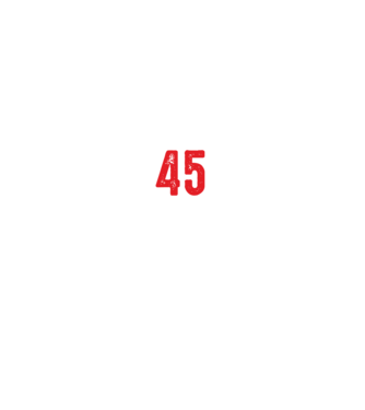Purtătorul acestui tricou a împlinit: 45 de ani model negru pe tricou