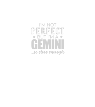 Not perfect, but GEMINI model negru pe tricou