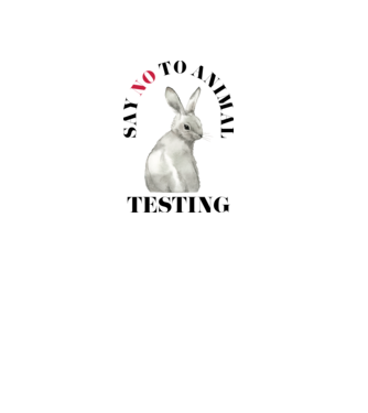 Say NO to animal testing model alb pe tricou