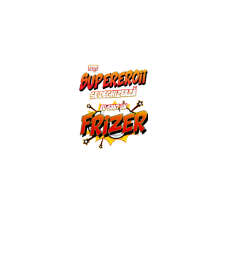 toți supereroii se deghizează, eu sunt un frizer/coafor model alb pe tricou