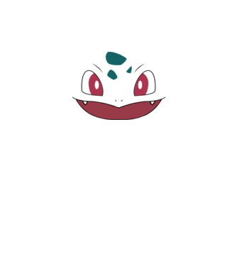 Bulbasaur model albastru deschis pe tricou