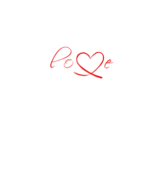 Love Valentines day model negru pe tricou