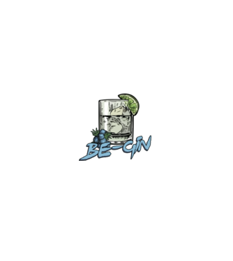 Let the fun be gin model negru pe tricou