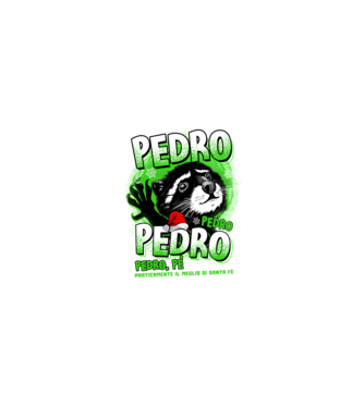 Pedro pedro christmas model nisipiu pe tricou