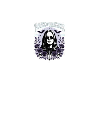 Prince of Darkness model negru pe tricou