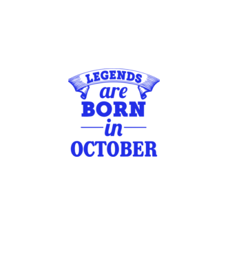 Legends are born in October model roz deschis pe tricou