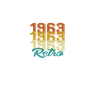 1963 Retro model alb pe tricou