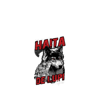 Petrecere de burlac - haită de lupi masculi alfa model negru pe tricou