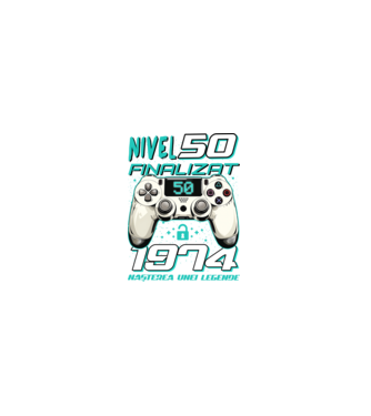 Nivel finalizat 50 1975 model  pe tricou