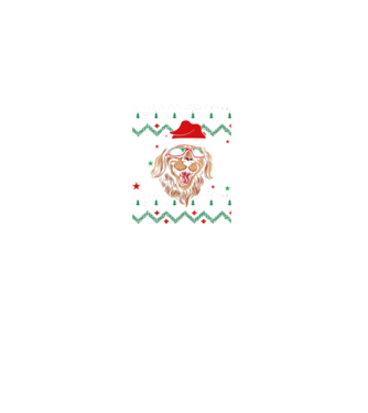 Ugly sweater dog model negru pe tricou