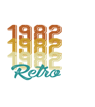 1983 retro model albastru deschis pe tricou
