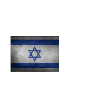 ISRAEL model negru pe tricou