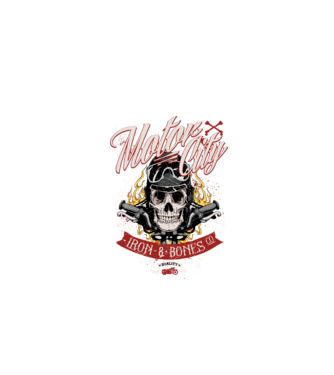 Motor City model negru pe tricou