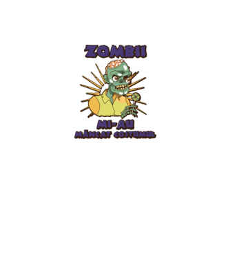 Zombii mi-au mâncat costumul model negru pe tricou