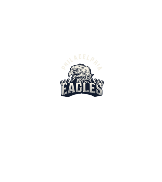 Philadelphia Eagles model gri pe tricou