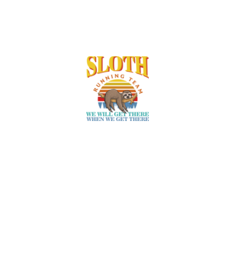 SLOTH running team model negru pe tricou