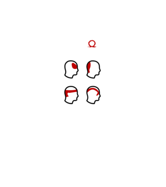 Type of Headaches - God of War model negru pe tricou