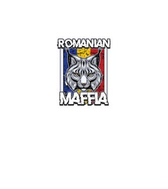 România maffia model negru pe tricou