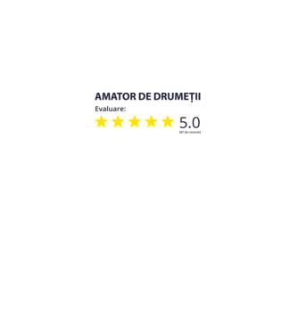 amator de drumeții evaluare model alb pe tricou