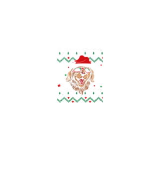 Ugly sweater dog model negru pe tricou