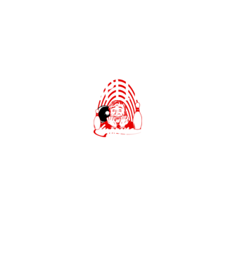Split Happens model negru pe tricou