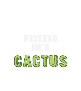 Cactus carnaval model negru pe tricou