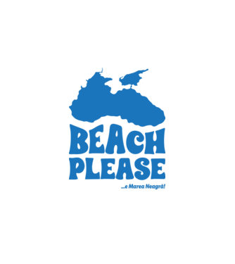 Beach please, e Marea Neagră! model alb pe tricou