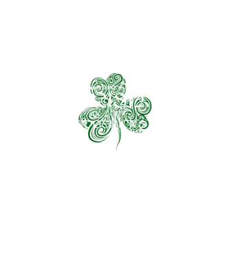 Everyone is irish shamrock model negru pe tricou