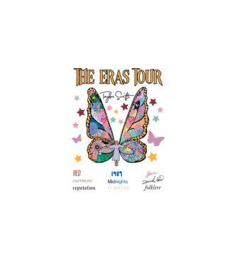 Taylor Swift eras fairy model alb pe tricou