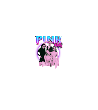 BLACKPINK pink venom model negru pe tricou