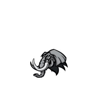 Elephant model roșu pe tricou