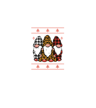 Ugly sweater gnomes model  pe tricou