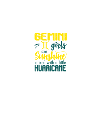 Sunshine with Hurricane GEMINI model negru pe tricou