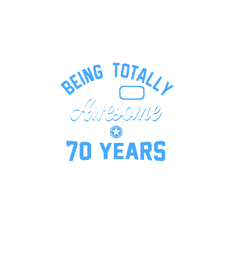 Being totally awesome 70 model negru pe tricou