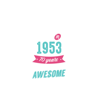 Made in 1953 model negru pe tricou