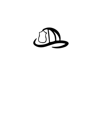 Fire fighter model albastru închis pe tricou