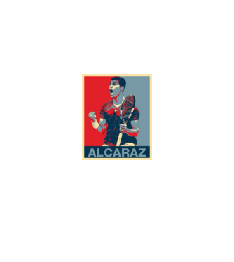 Carlos Alcaraz model negru pe tricou