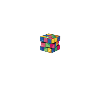 Rubik cube what part model negru pe tricou