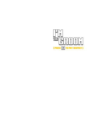 I'm the Groom  model galben neon pe tricou