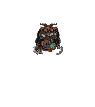 Heroes of the Storm - Butcher (snapsleek) model negru pe tricou